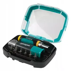 Screwdriver set Wolfcraft 1-drawer, compact storage with multiple bits (WF1001000)