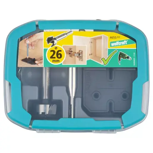 Wolfcraft hinge drill bit set 4655000 Photo 11