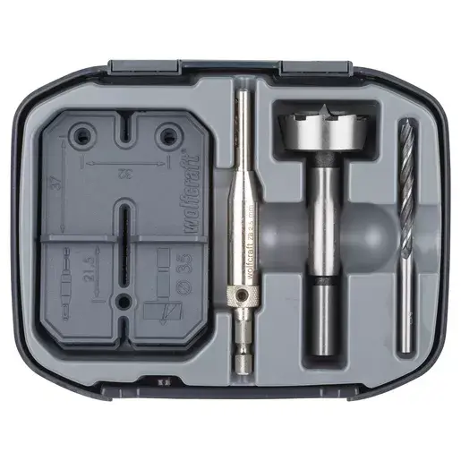 Eņģu urbju komplekts wolfcraft GmbH 4656000 Photo 2