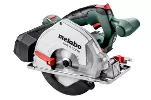 Аккумуляторная циркулярная пила Metabo MKS 18 LTX 58 — 18 В, диск 16,5 см, для металла, фланец 2 см, 2,8 кг