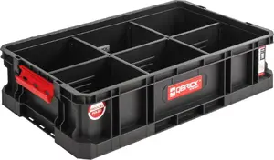 Instrumentu kaste QBRICK SKRQBOXTWO1FCZAPG003 ar iekšējām nodalījumiem, kompakts organizators