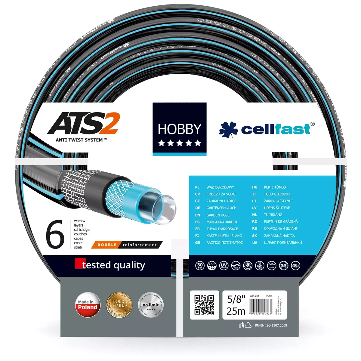 Садовый шланг Cellfast Hobby 5/8" 50 м Photo 2