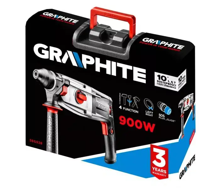Перфоратор Graphite 58G528 900 Вт Photo 2