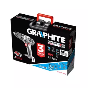 Drill, Graphite 58G020-SET2, Depth: 205 mm, Quantity: 1 pc