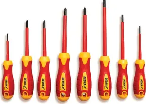 Insulated screwdriver set Dedra 8-piece (model 06B051) — insulated hand tools for electrical work