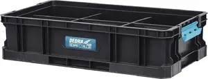 Корзина для инструментов Dedra N0307 с перегородками — переносной пластиковый органайзер