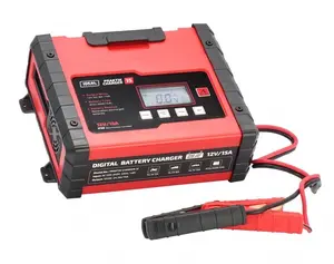 Charger IDEAL PRAKTIK CHARGER 15 LCD — model PCHARGE15, adjustable charging voltage