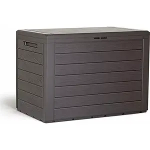 Сундучок для хранения Prosperplast WoodeBox 190 л коричневый (MBWL190-440U) — ёмкость 190 л, наружный контейнер