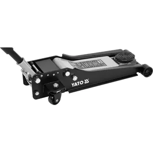 Mechanical car jack YATO YT-17207 — 2,500 kg capacity, lift 8–50.8 cm, 4 wheels, 34 kg