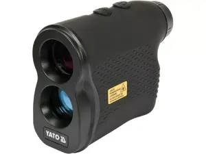 Rangefinder YATO YT-73129 Black, 6× magnification, 5–900 m, LCD, IP54, tripod thread 1/4"