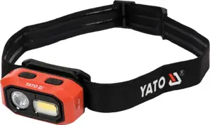 Luktura galvā YATO YT-08592 — uzlādējams LED darba lukturis