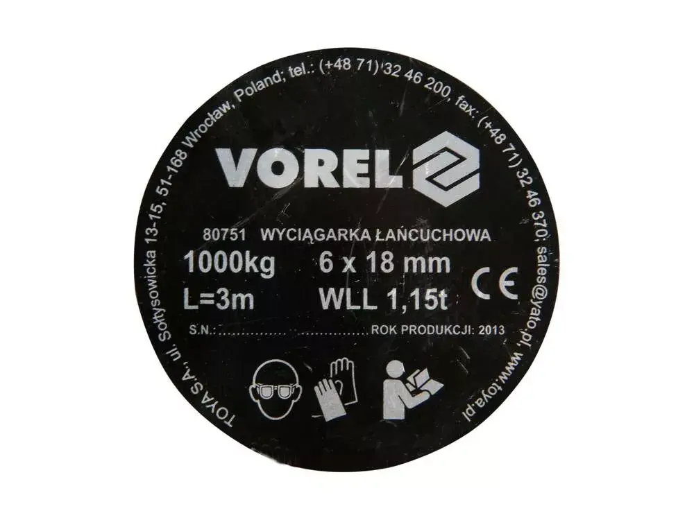 Vorel 80751 hidrauliskais domkrats ar statni Photo 2