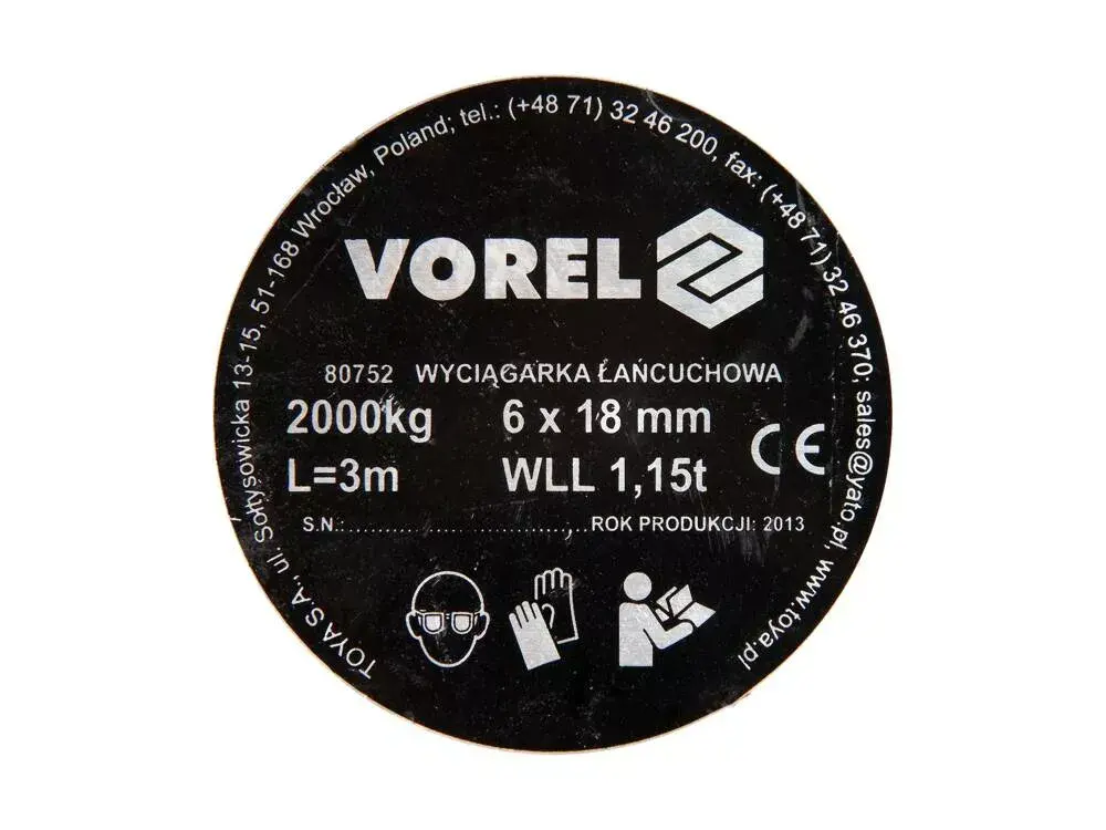 Vehicle Jack VOREL 80752 Photo 2