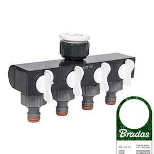 Shut-off valve BRADAS WL-3033 for drip irrigation systems — 1 pc, Poland