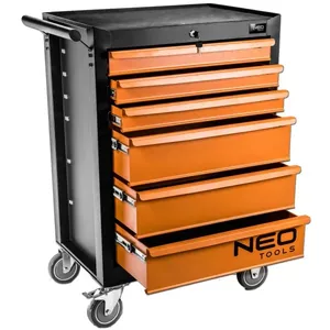 Workshop cabinet NEO tools 84-221 with 6 drawers, metal storage cabinet for tools