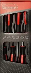 Screwdriver set Abraboro 6 pieces AB52006001 — manual precision hand tools
