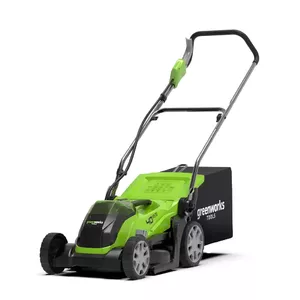 Greenworks G40LM35 Толкаемая газонокосилка Аккумулятор Черный, Зеленый