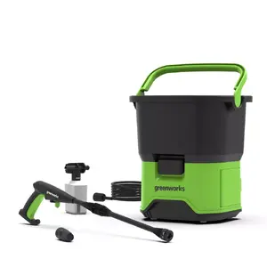 Greenworks 5104607 Upright Battery Pressure Washer, 70 bar, 300 l/h