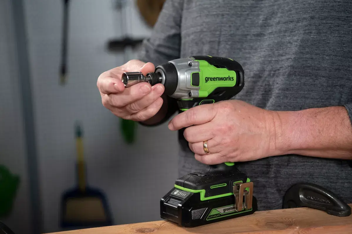 Impact Wrench Greenworks 3802807 GR3802807 Photo 5