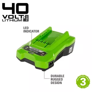 Greenworks 2932507 cordless tool battery / charger Battery charger