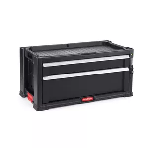 Bookcase Keter 17199303 with 2 drawers — freestanding storage unit for tools and household items