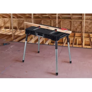 Workbench Keter Jobmande with CRV239985 rails — Keter 17202215 portable folding workbench