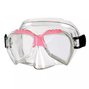 BECO-Beermann 99001-4 diving mask Polycarbonate Pink, Transparent Child