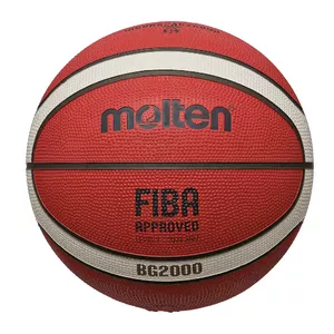 Molten Basketbola bumba B6G2000 Iekštelpās Āra Sarkana Balta Gumija