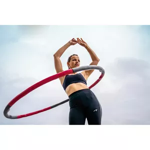 Fitnesa Hula Hoop AVENTO 42HF 100cm 1.2kg Rozā/pelēks