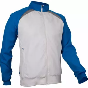 Men's jacket AVENTO 33MF WKG S White Cobalt blue/Grey