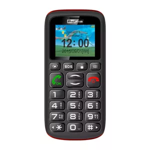 MaxCom MM428 4.57 cm (1.8") 78 g Black, Red Senior phone