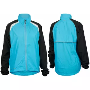 Куртка для бега AVENTO 74PY AZW S Aqua / Black / White