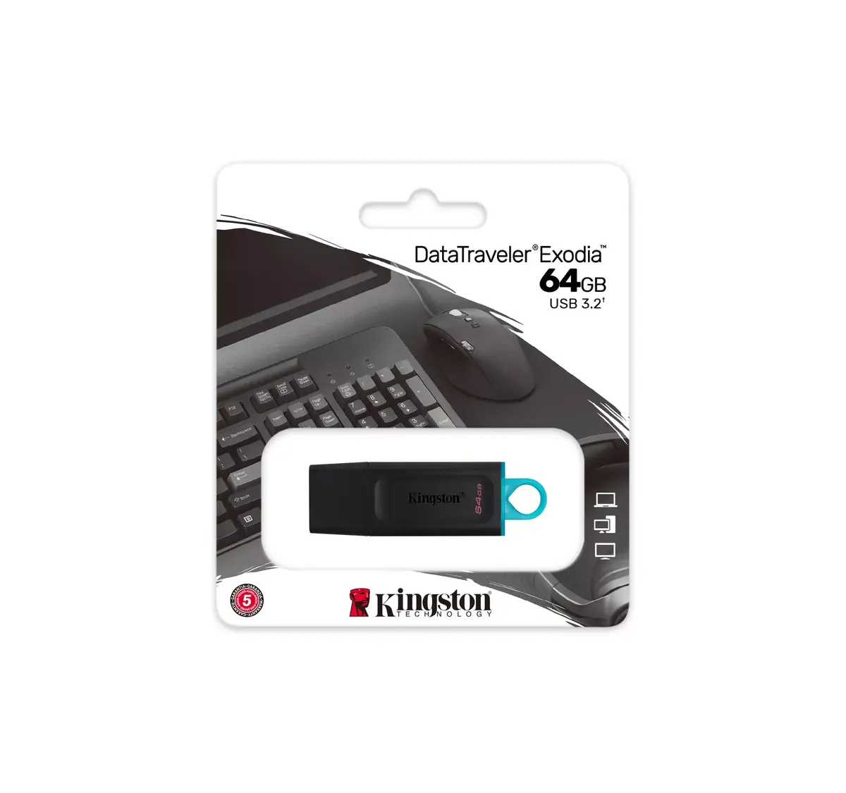 USB флеш-память Kingston 64GB DataTraveler Exodia Photo 6
