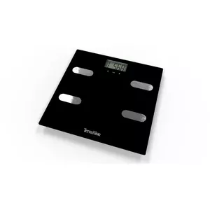 Elektroniskie personālie svari Terraillon 14464 — ķermeņa sastāva analizators, līdz 150 kg, precizitāte 100 g, melni, 8 lietotāju profili