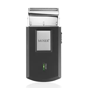 Moser 3615-0051 men's shaver Foil shaver Black, Stainless steel