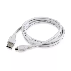 Gembird CCP-MUSB2-AMBM-6-W USB кабель 1,8 m USB 2.0 USB A Micro-USB B Белый