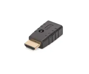 Assmann Digitus 4K HDMI EDID emulators DA-70466 — HDMI ieeja/izeja, 3840×2160, melns