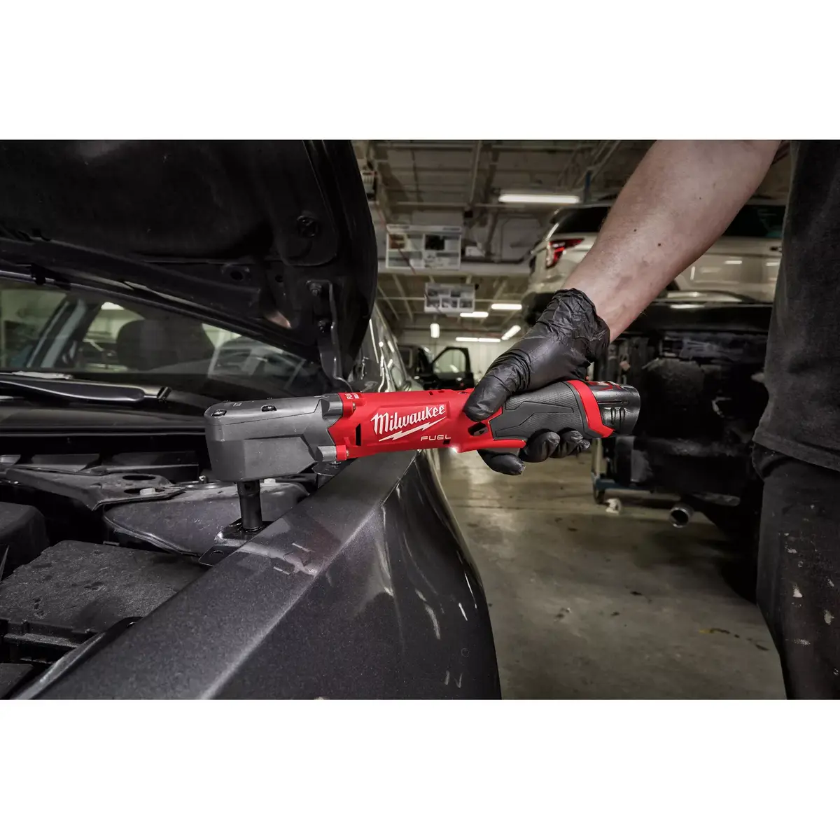 Milwaukee M12 FRAIWF12-0 Cordless Right Angle Impact Wrench Photo 2