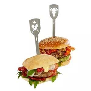 GEFU Hamburger skewers TORRO 2 pcs Stainless steel 190 mm