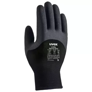 Uvex unilite thermo plus Черный Серый Акрил Эластан Полиамид Шерсть