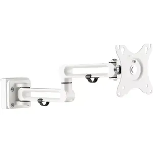 InLine Slatwall monitor bracket long white 8 kg 17 inch