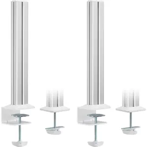 Column InLine 23181B Aluminium White 43mm Height Set of 2