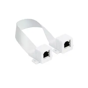 Networking Cable Alcasa 8055-F44QW White 0.515 m RJ-45