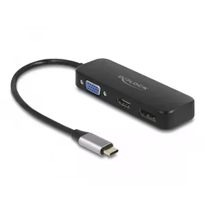 DeLOCK USB Type-C adapteris uz VGA HDMI DisplayPort 4K 60 Hz