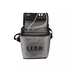 Leba NoteBag Grey 5, USB-C (Schuko plug), 20 watts available per device, Intelligent P.D. 3.0