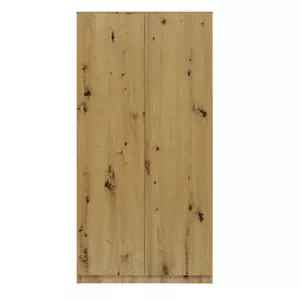 Garderobe Top E Shop SD-90 ART KPL — ozolkoka rāmis, 7 plaukti, 2 durvis