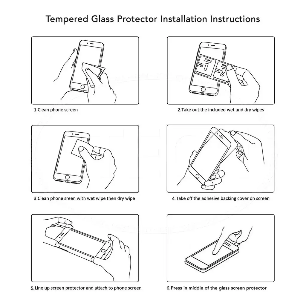 Tempered Glass Screen Protector Reals for iPhone 11 / XR Photo 3