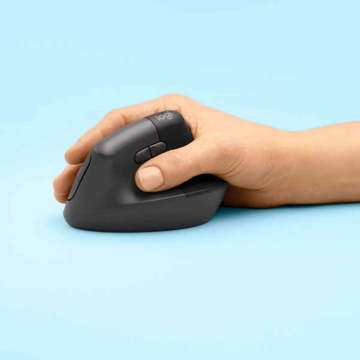 Pele Logitech Lift Vertical Gray Photo 3