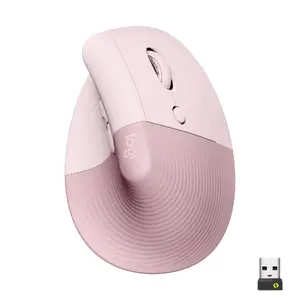 Мышь Logitech 910-006478 USB Оптическая Беспроводная Вертикальная Розовая