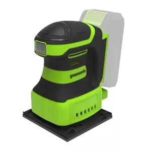 Greenworks G24SS14 Листовая шлифмашина 12000 RPM Черный, Зеленый